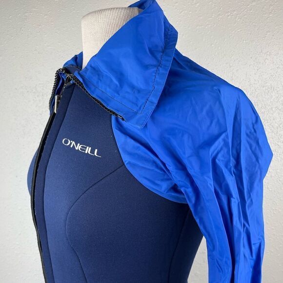 O’Neill Neoprene Full Zip Long Sleeve Swim Top Size 10 EUC - Picture 4 of 7